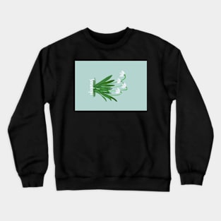 Snowdrops Card portrait Crewneck Sweatshirt